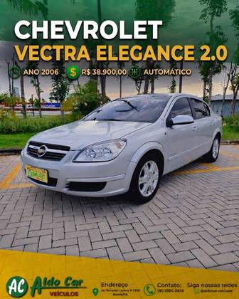 CHEVROLET VECTRA 2.0 MPFI ELEGANCE 8V FLEX 4P AUTOMÁTICO CHEVROLET VECTRA 2.0 MPFI ELEGANCE 8V FLEX 4P AUTOMÁTICO